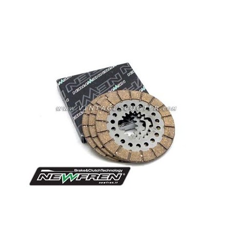 Disques embrayage garnis x 3 Vespa 150 GS VS1 1955 